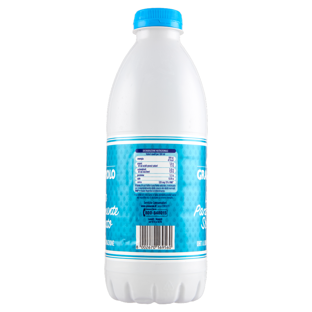 Granarolo Latte Parzialmente Scremato UHT a Lunga Conservazione 1 L