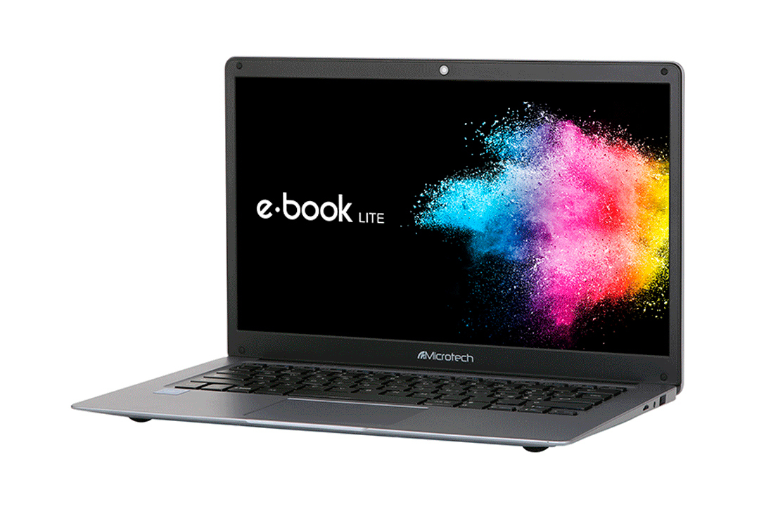 Microtech e-book Lite Intel® Celeron® N N4020 Computer portatile 35,8 cm (14.1") Full HD 4 GB LPDDR4-SDRAM 64 GB eMMC Wi-Fi 5 (802.11ac) Windows 10 Pro Argento