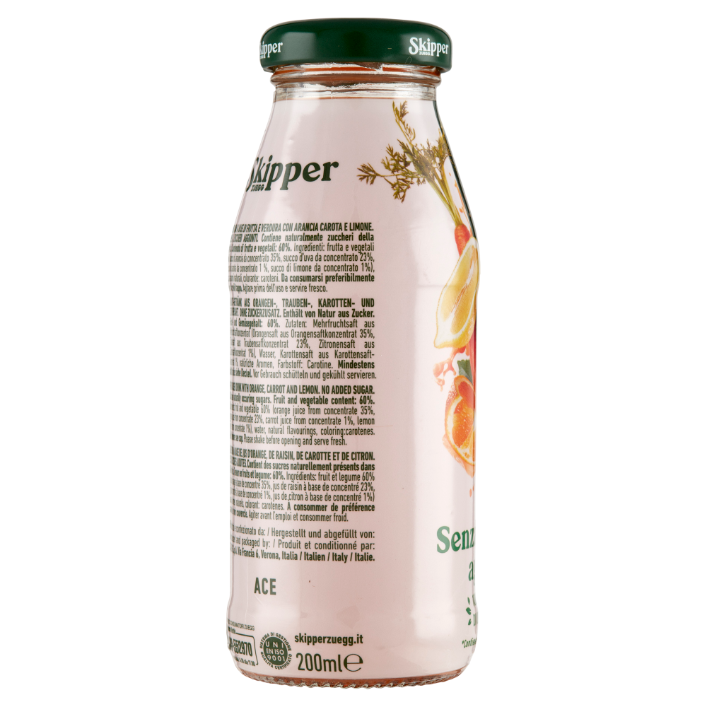 Zuegg Skipper ACE Senza zuccheri aggiunti* 200 ml