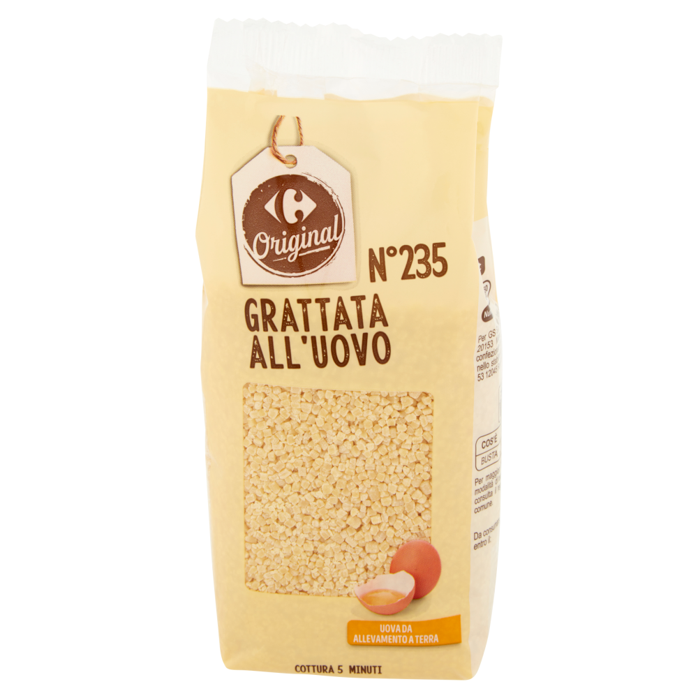 Carrefour Original N°235 Grattata all'Uovo 250 g