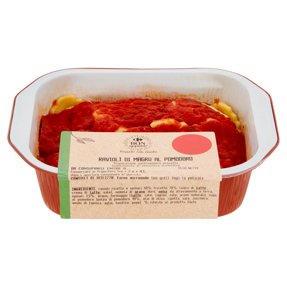 Carrefour Bon appétit! Ravioli di Magro al Pomodoro 260 g