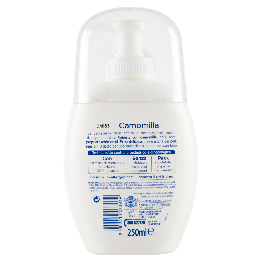 Intima Roberts Camomilla Delicato 250 ml