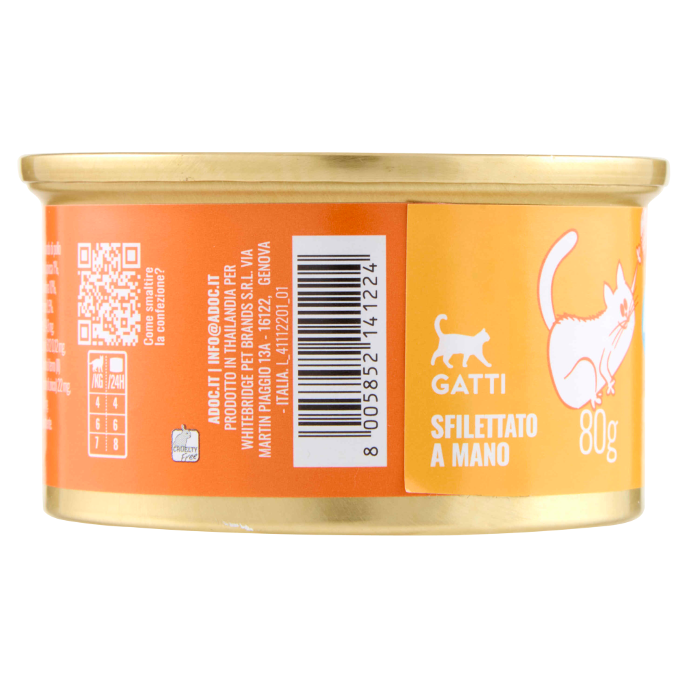 ADoC Complete For Cats Filetti di Pollo con Zucca in Brodo 80 g