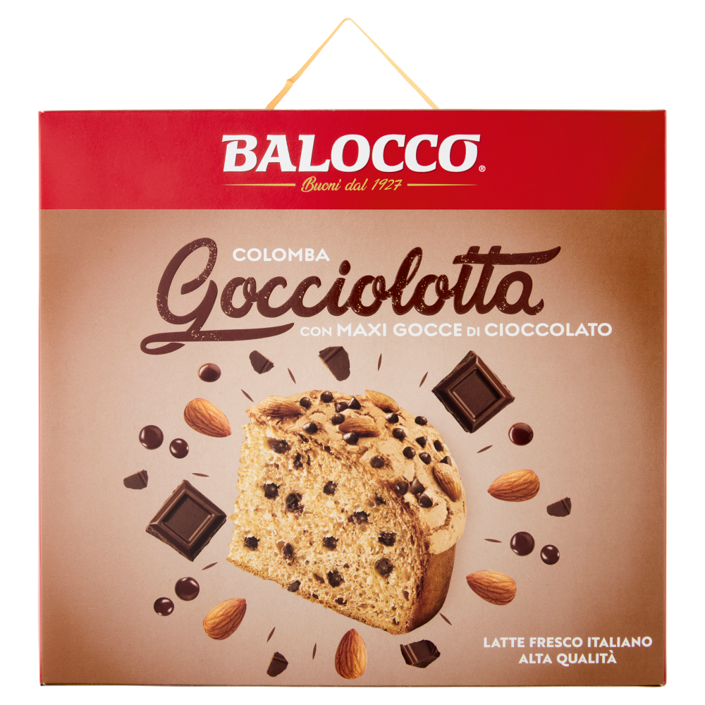 Balocco Colomba Gocciolotta con Maxi Gocce di Cioccolato 750 g