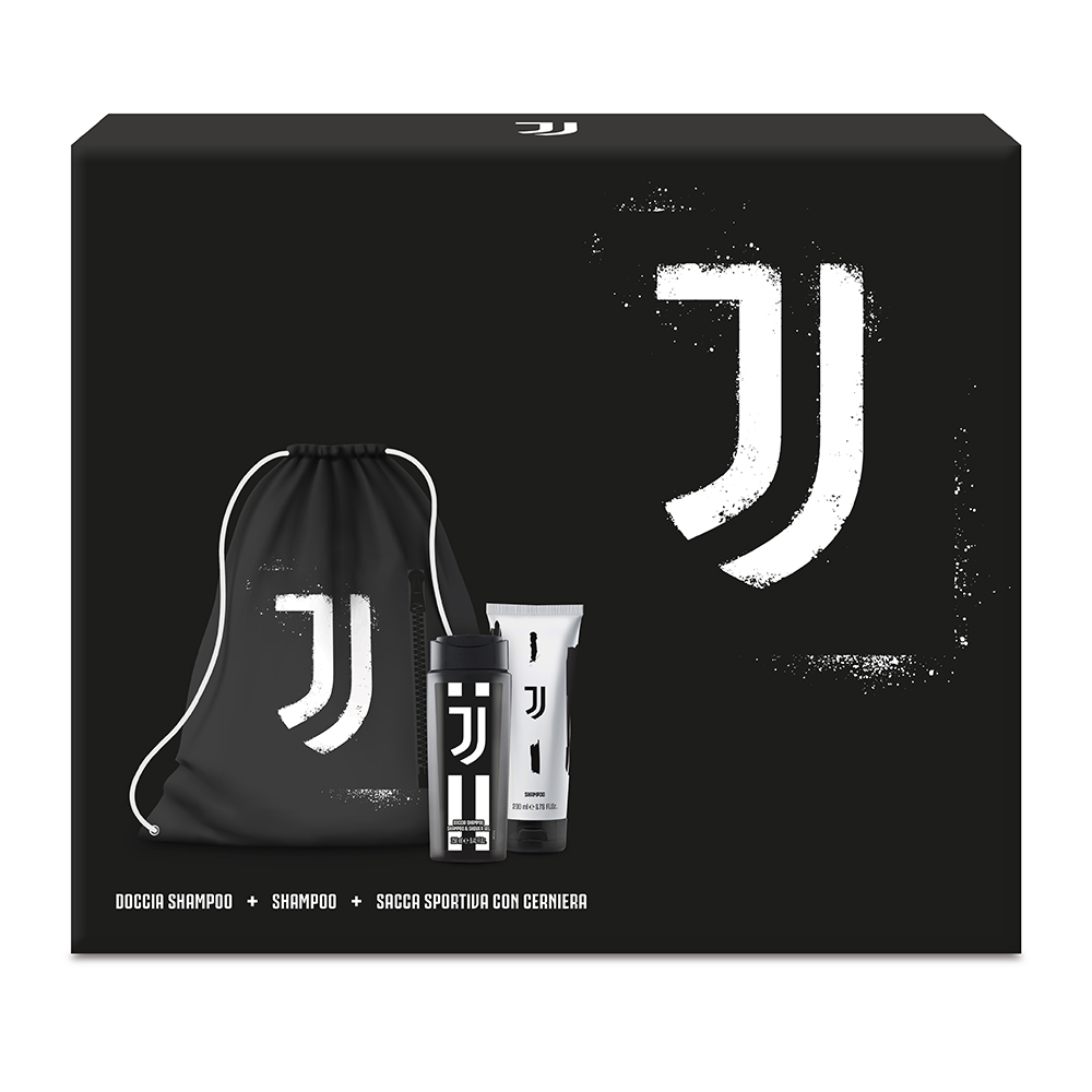 JUVENTUS GIFT SET BAG  (Shampoo 200 ml+ Doccia Shampoo 250ml  + sacca portascarpe)