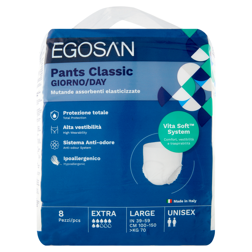 Egosan Pants Classic Giorno Large Unisex 8 pz