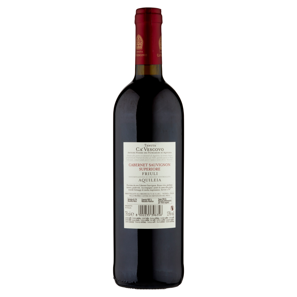 Tenuta Ca' Vescovo Cabernet Sauvignon Superiore Friuli DOC Aquileia 750 ml
