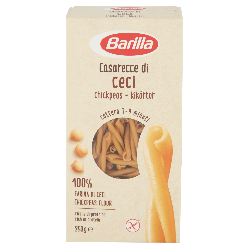 Barilla Pasta ai Legumi Casarecce di Ceci 100% Farina di Legumi 250g