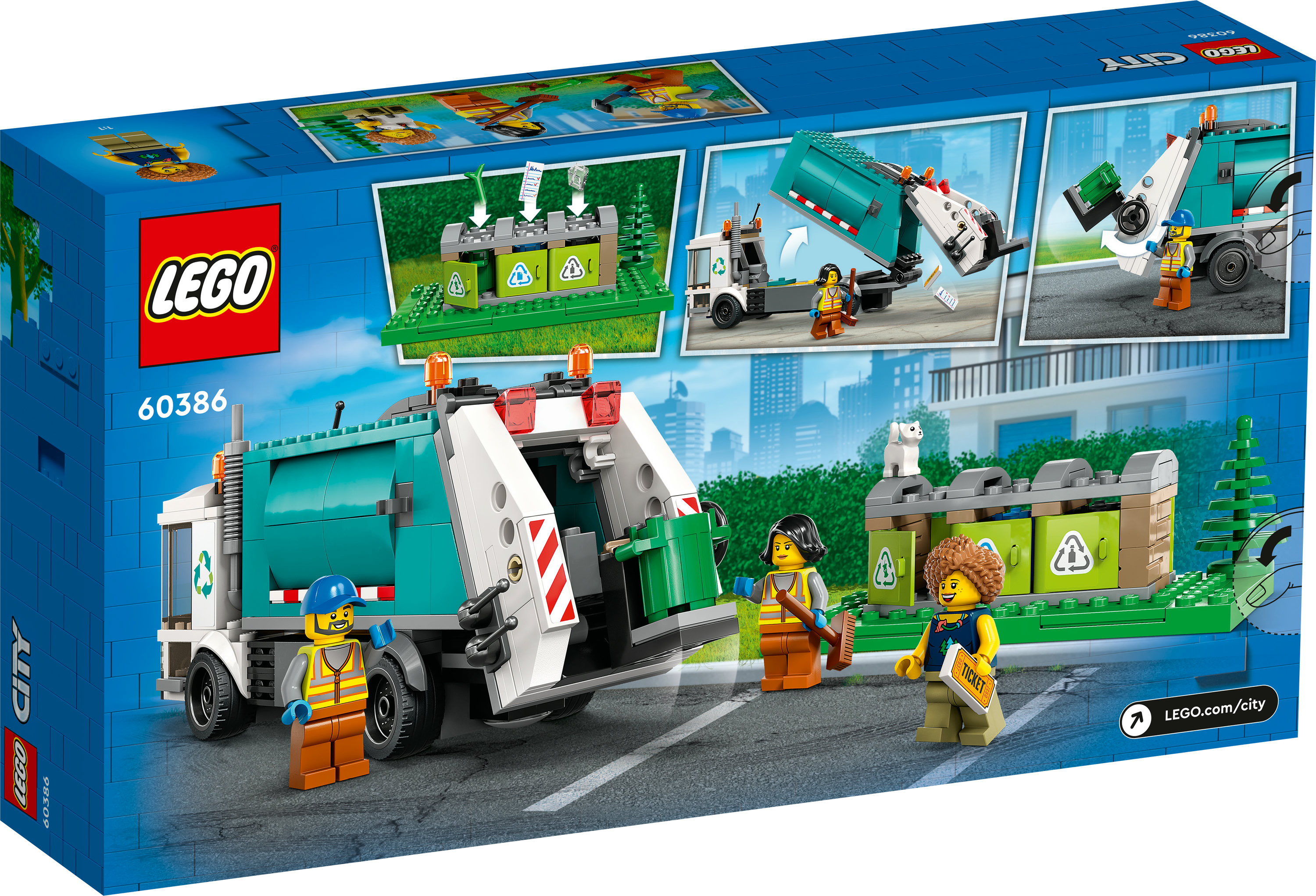 LEGO City Camion per il riciclaggio dei rifiuti