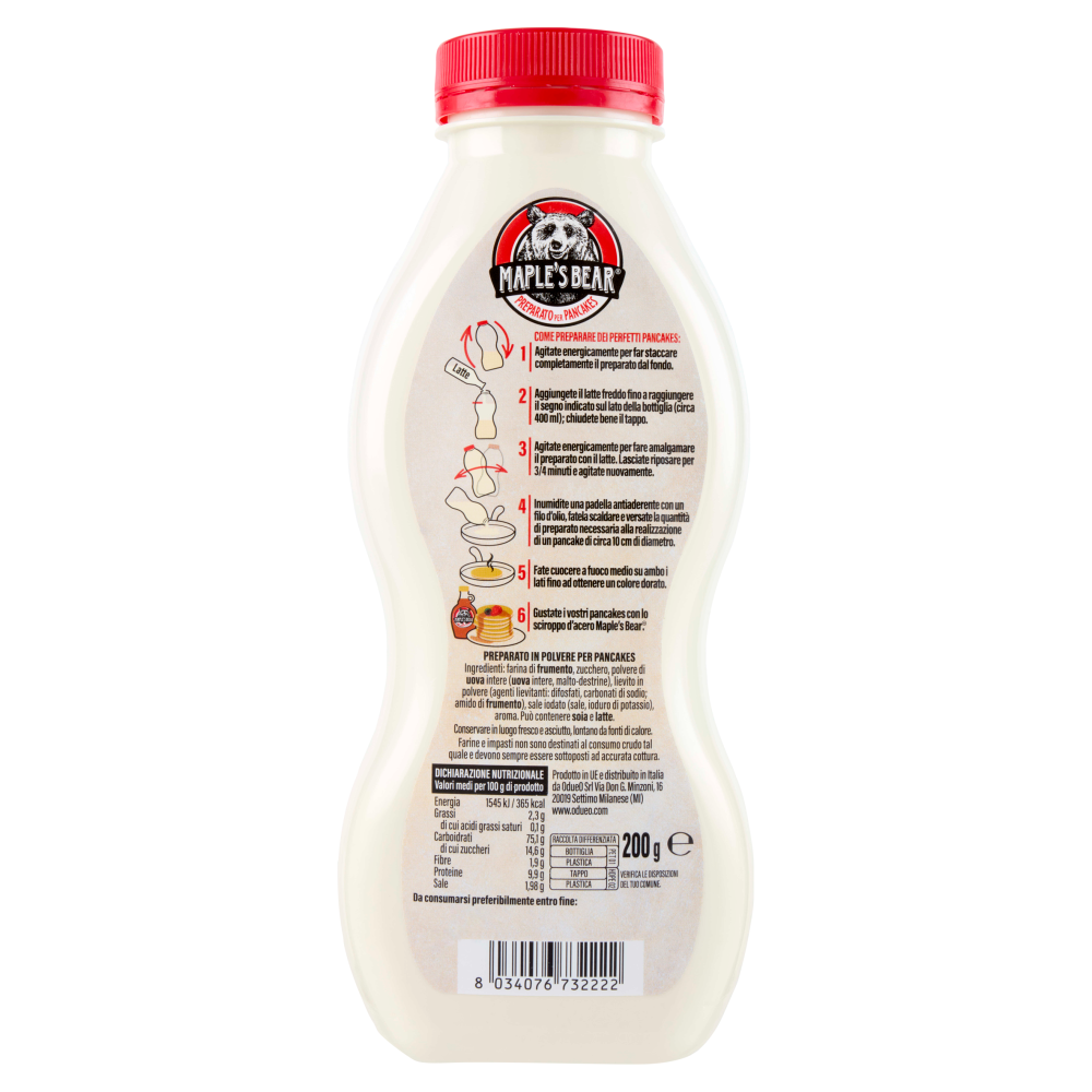 Maple's Bear Preparato per Pancakes 200 g
