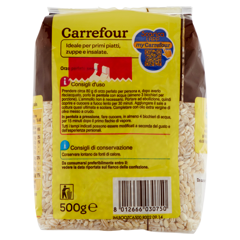 Carrefour Cereali Orzo Perlato 500 g