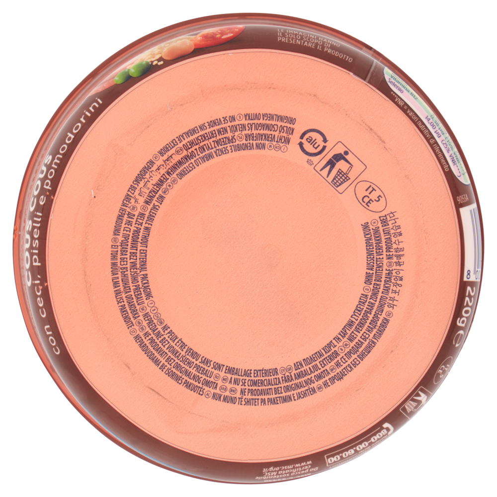 Rio mare Insalatissime Insalata di Tonno Cous Cous con ceci, piselli e pomodorini 220 g