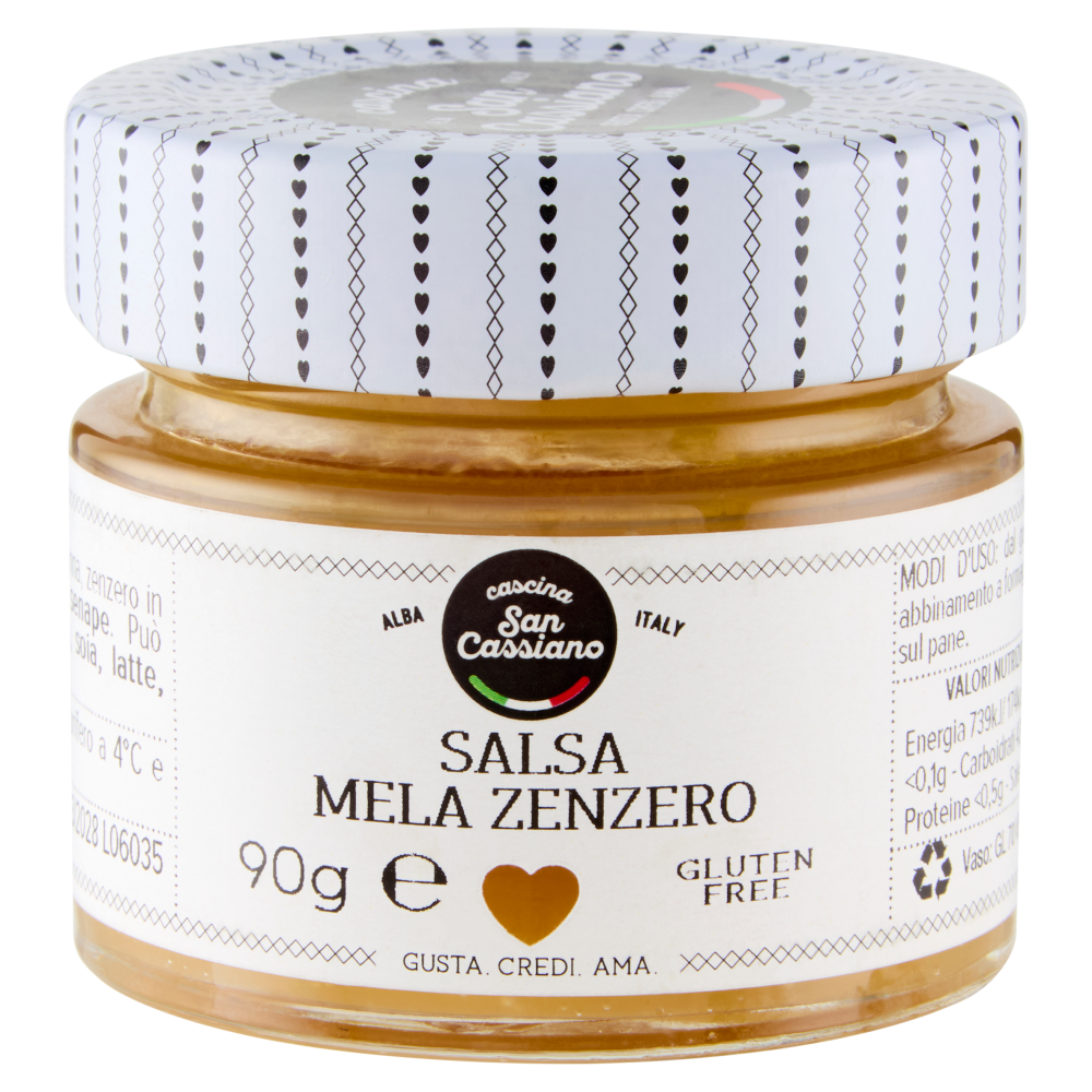 cascina San Cassiano Salsa Mela Zenzero 90 g