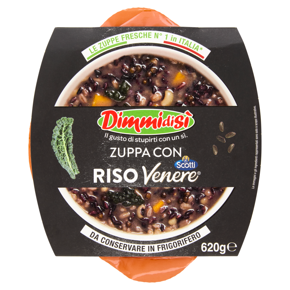 DimmidiSì Zuppa con Riso Venere 620 g