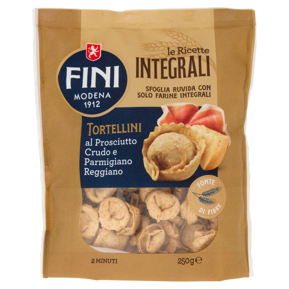 Fini Le Ricette Integrali Tortellini al Prosciutto Crudo e Parmigiano Reggiano 250 g