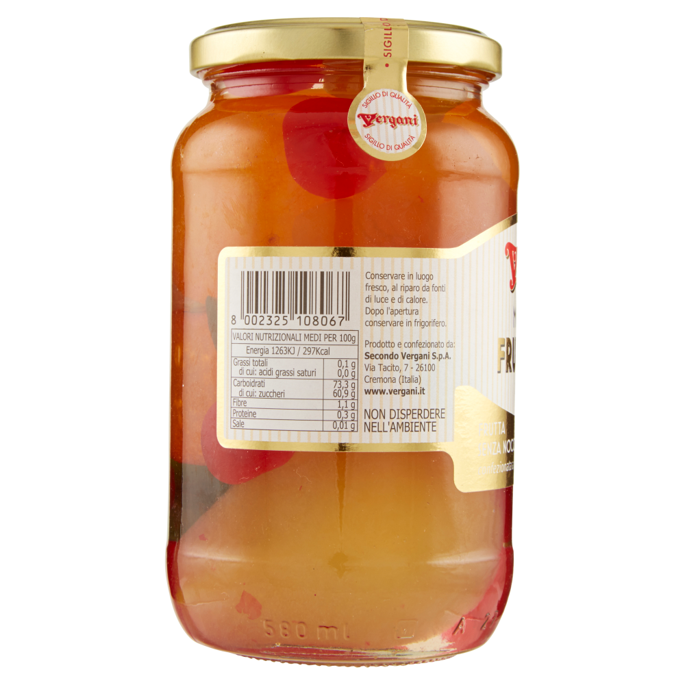 Vergani Mostarda Frutta Mista di Cremona 730g