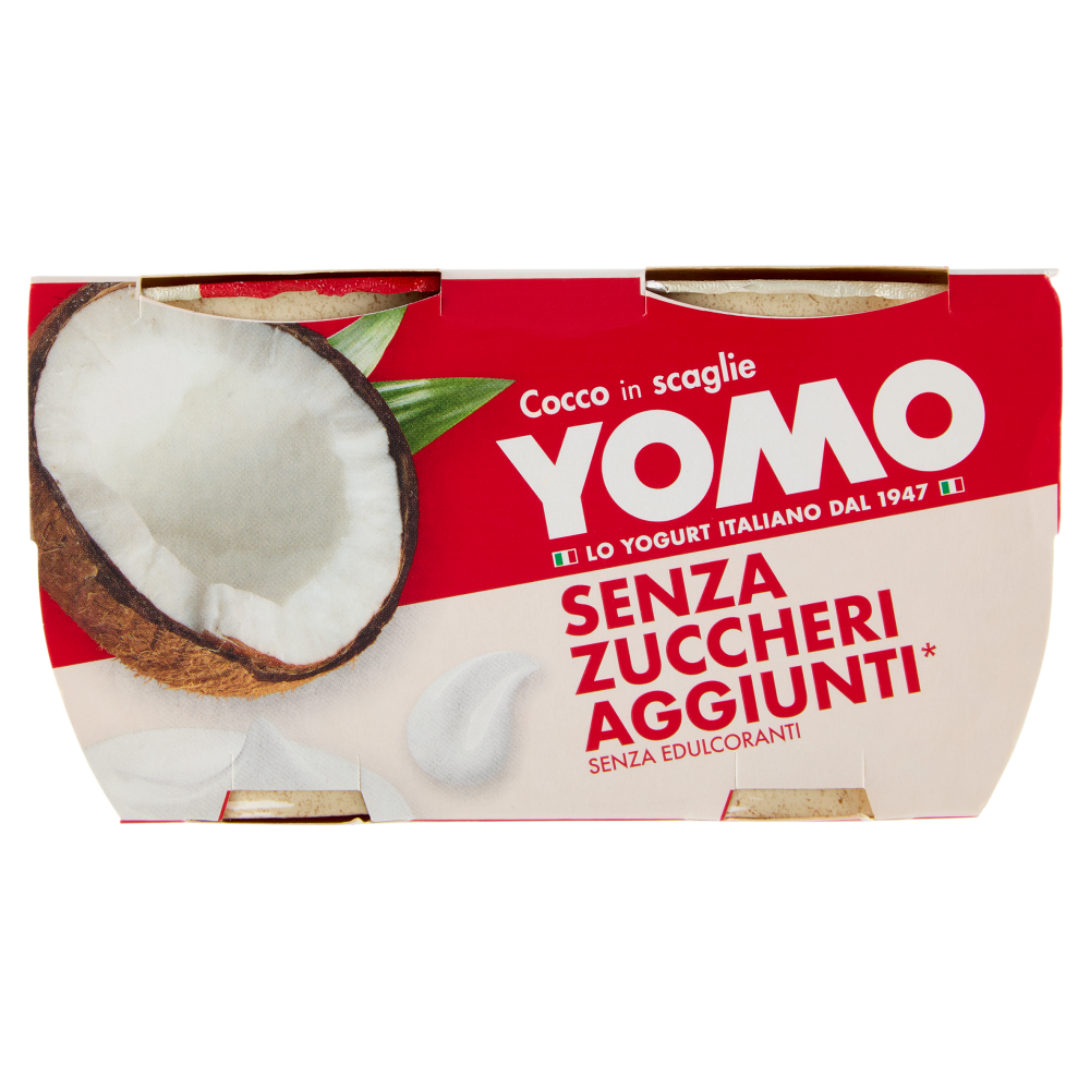 Yomo Senza Zuccheri Aggiunti* Cocco in scaglie 2 x 125 g