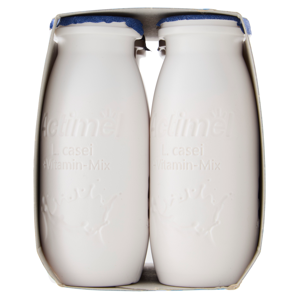 ACTIMEL, Yogurt da Bere con Vit B6 e D per il Sistema Immunitario, Bianco Naturale, 6X100G