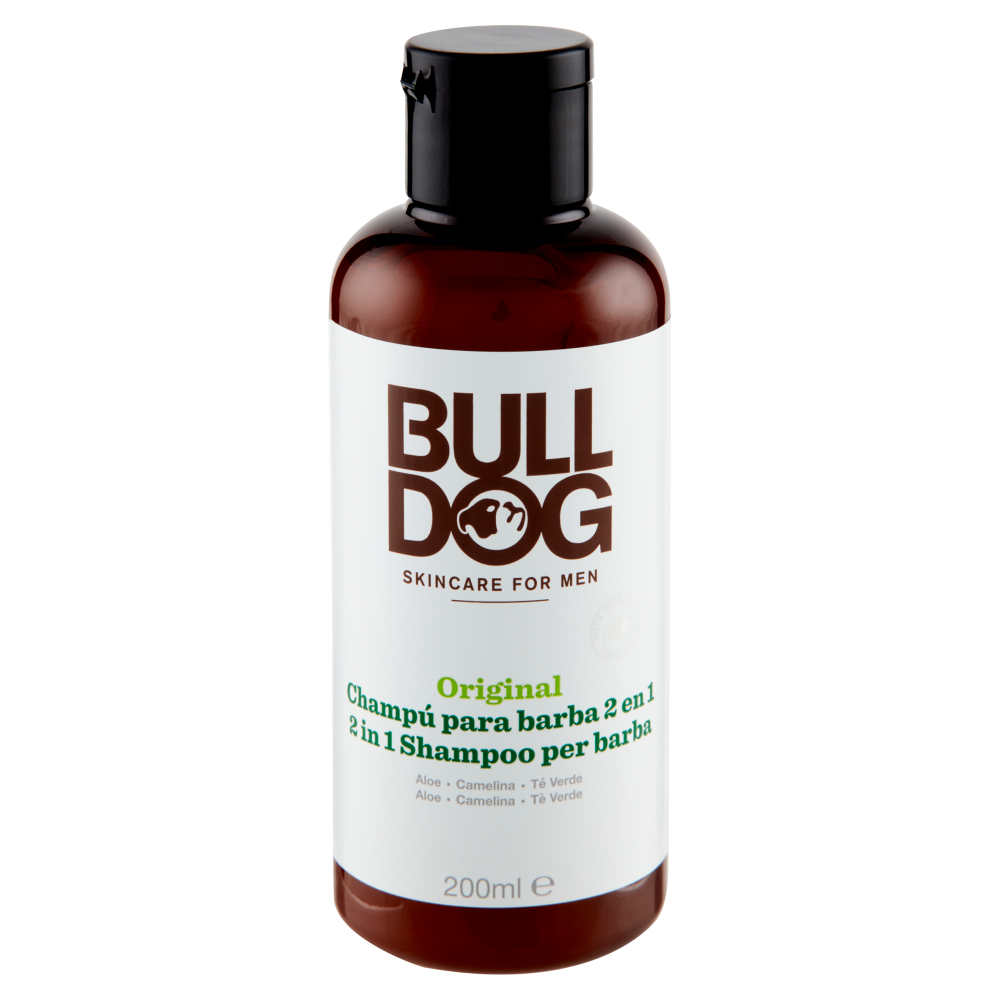 Bulldog Original 2 in 1 Shampoo per barba 200 ml
