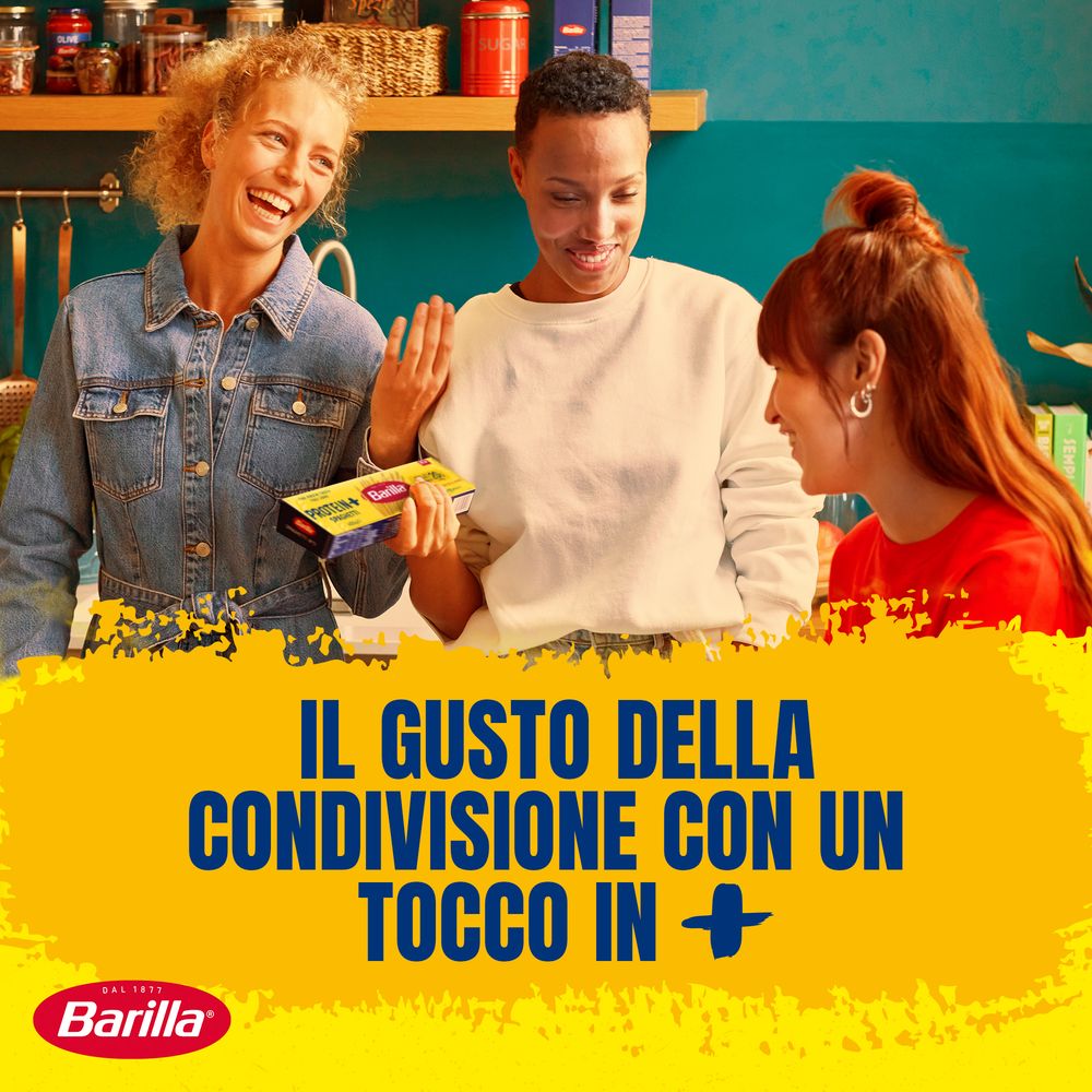 Barilla Protein+ Spaghetti, Pasta Ricca di Proteine di Origine Vegetale, 400 g