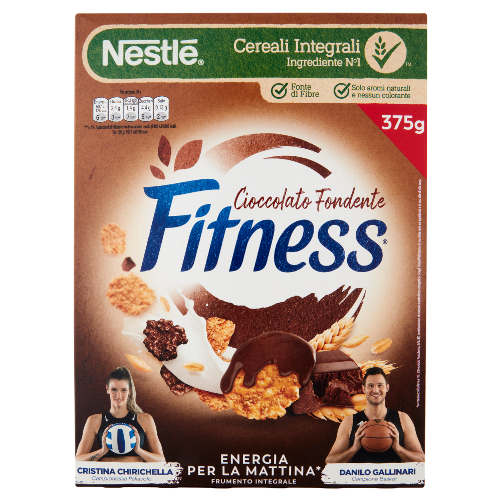 Fitness Cereali Integrali con cioccolato fondente