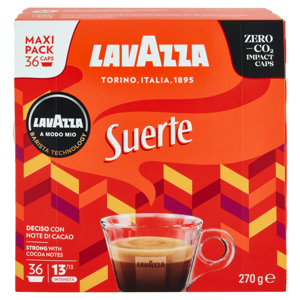 Lavazza A Modo Mio Suerte 36 Capsule 270 g