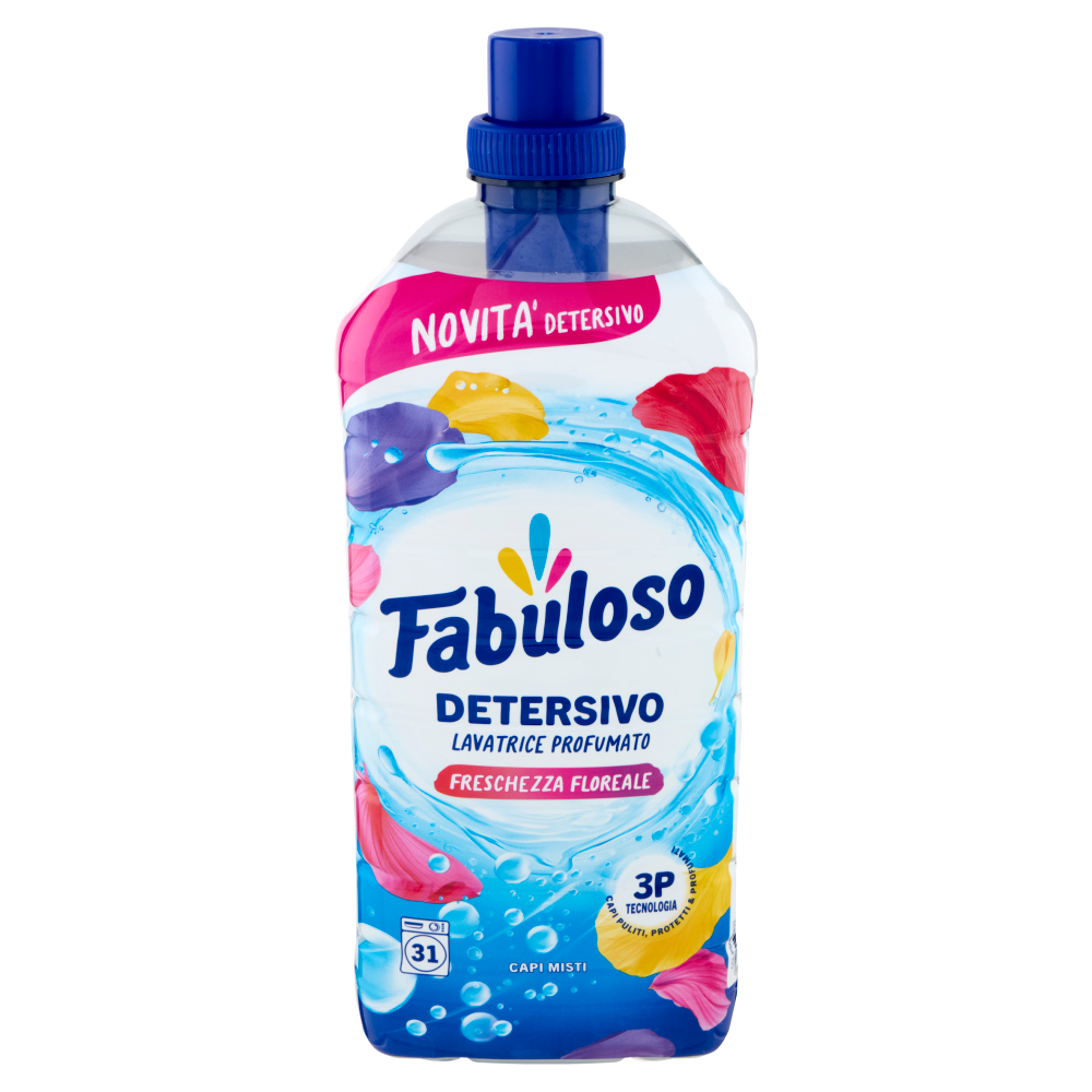Fabuloso Detersivo Lavatrice per Bucato Freschezza Floreale 1250ml
