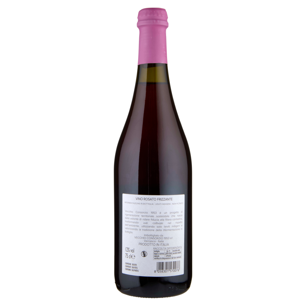 Spontaneamente Rosa Frizzante Vino Rosato Ancestrale 75 cl