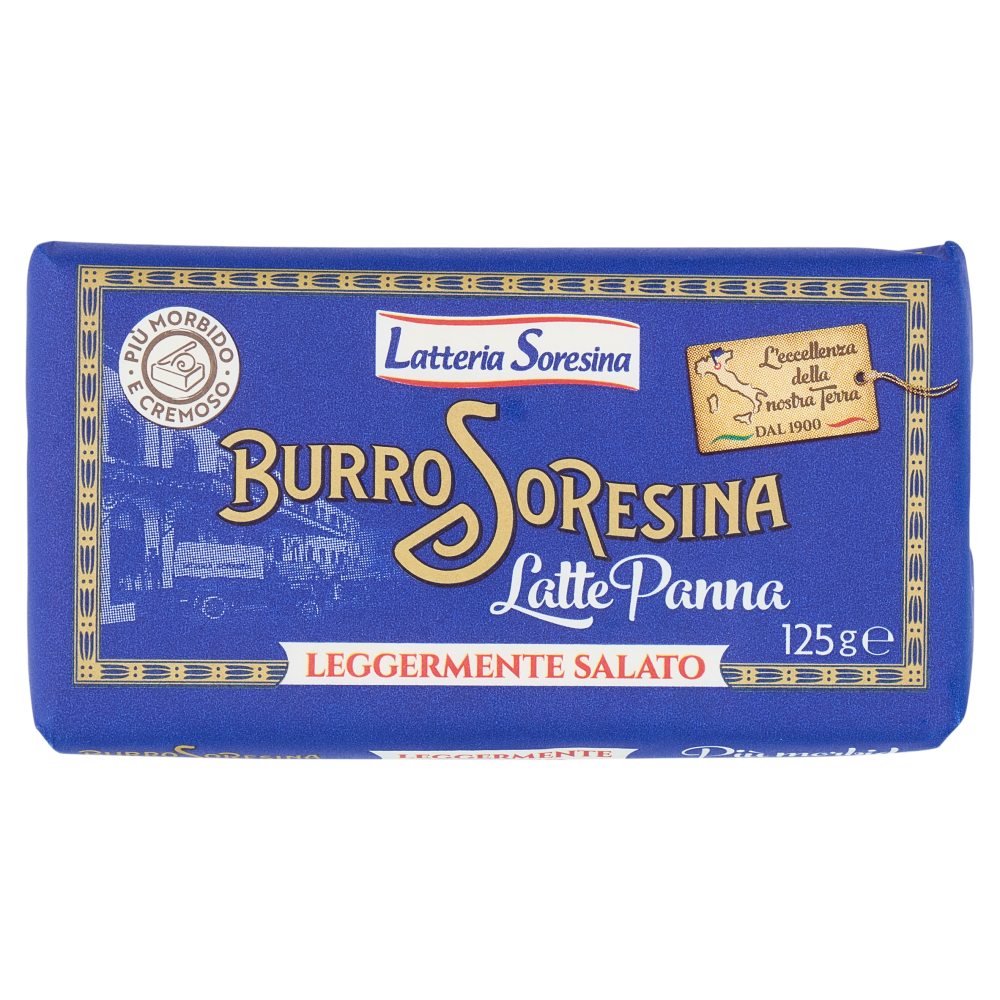 Latteria Soresina Burro Soresina Latte Panna Leggermente Salato 125 g