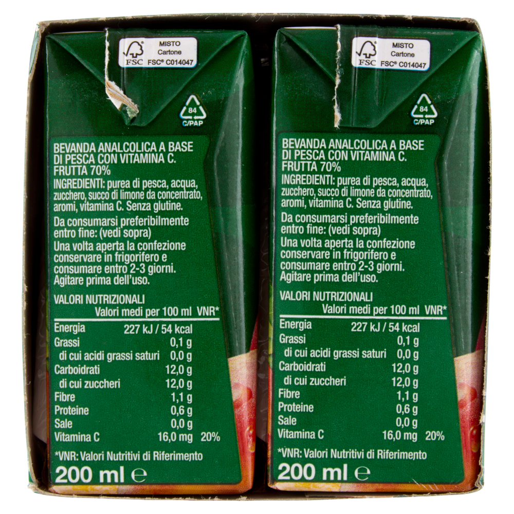 Yoga Optimum 70% Pesca Italiana 6 x 200 ml