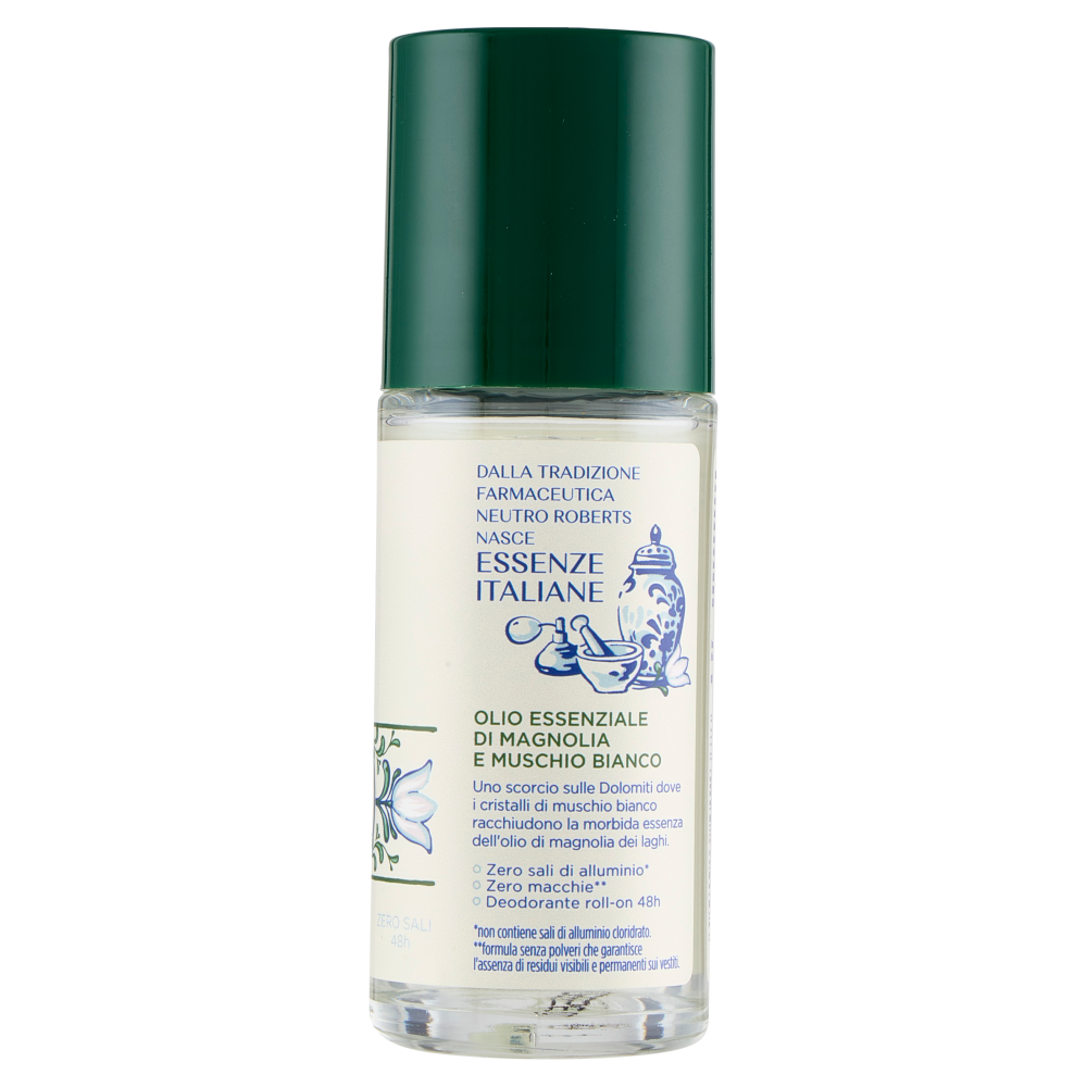 Neutro Roberts Essenze Italiane Dolomiti Olio Essenziale di Magnolia e Muschio Bianco 50 ml