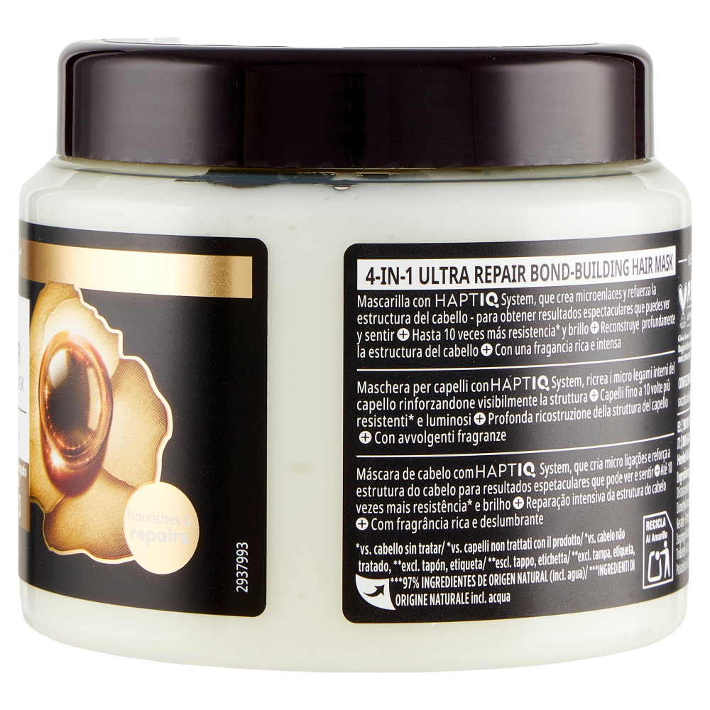 Gliss 4-in-1 Ultra Repair Maschera Bond Building per Capelli 400ml