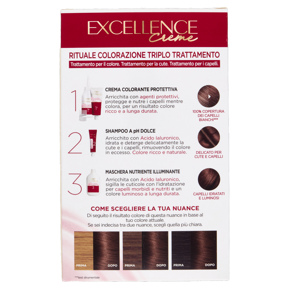 L'Oréal Paris Excellence Creme Colorazione Triplo Trattamento 5.15 Marron Glace