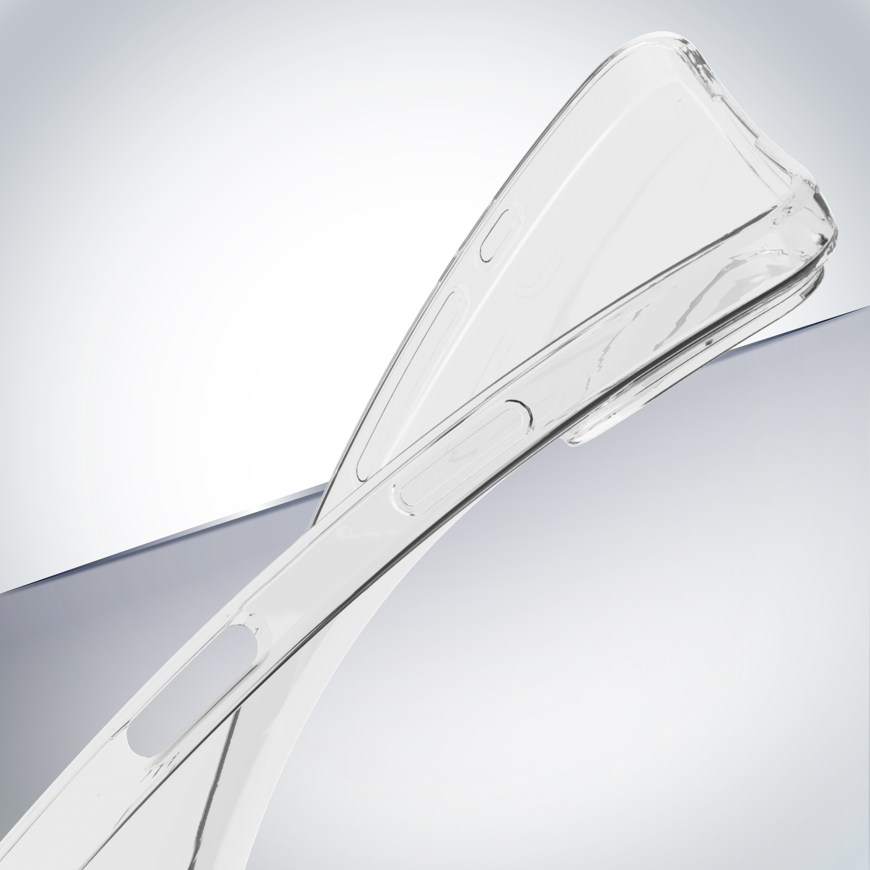 Cellularline Fine - iPhone 16e Cover in gomma morbida ultra sottile e trasparente