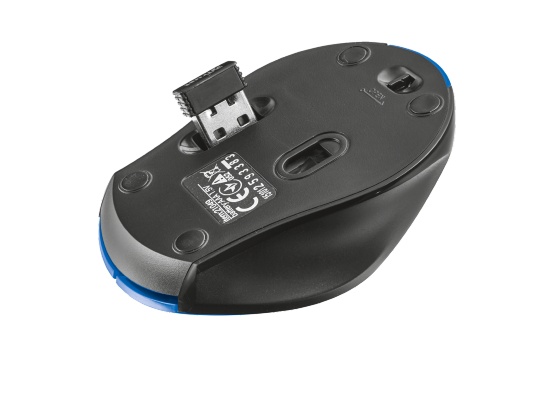 Trust Oni mouse Viaggio Ambidestro RF Wireless Ottico 1200 DPI