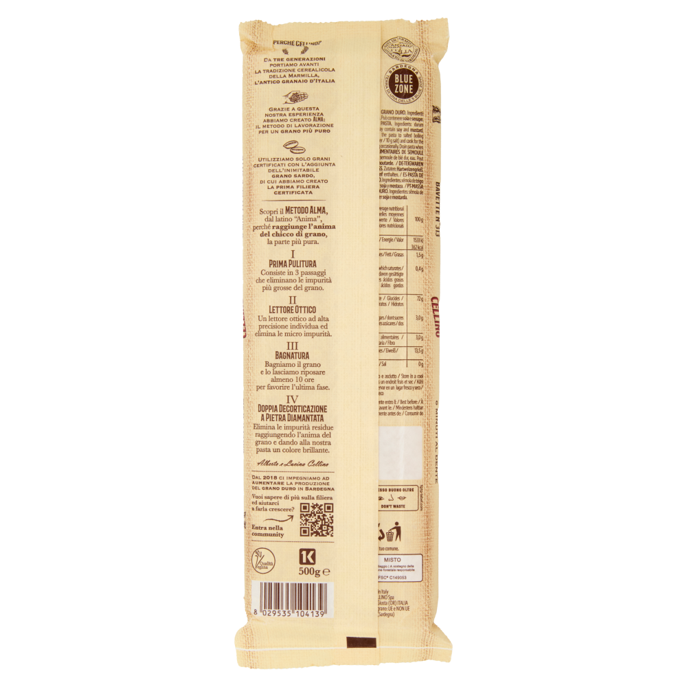 F.lli Cellino Al Bronzo Bavette N&deg;313 500 g