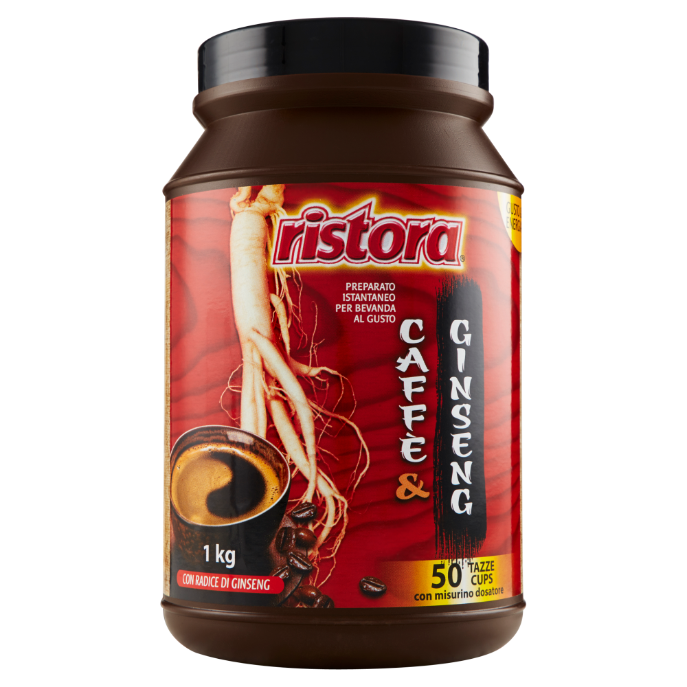 ristora Preparato Istantaneo per Bevanda al Gusto Caff&egrave; & Ginseng 1 kg