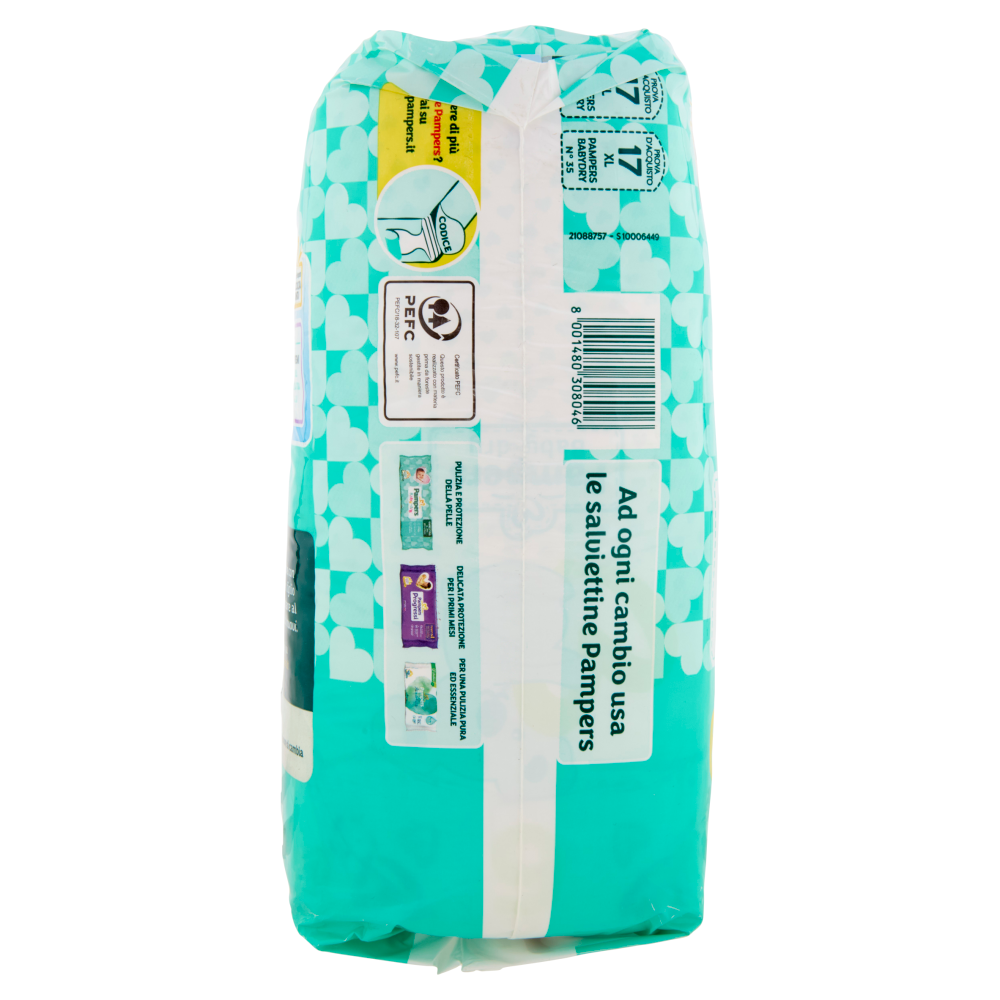 Pampers Baby-dry XL 17 + 17 pz