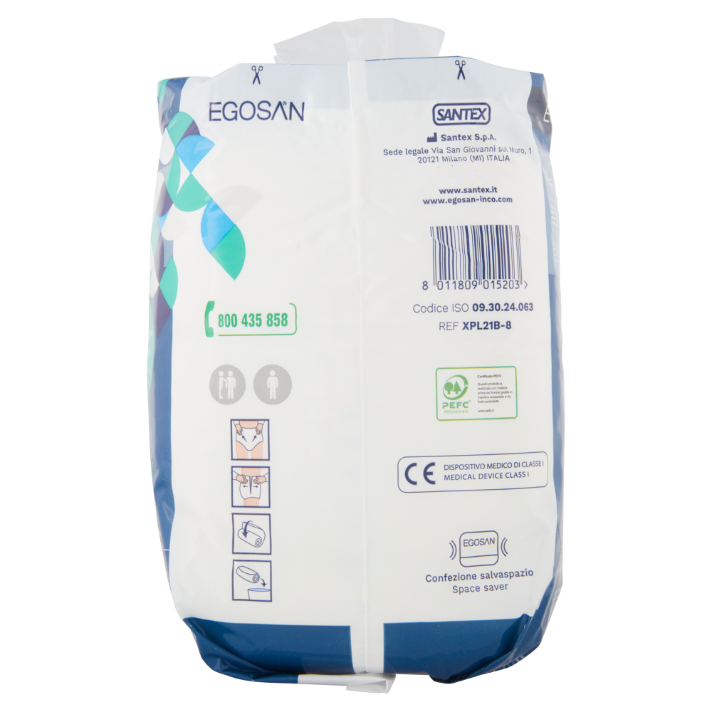 Egosan Pants Classic Giorno Large Unisex 8 pz