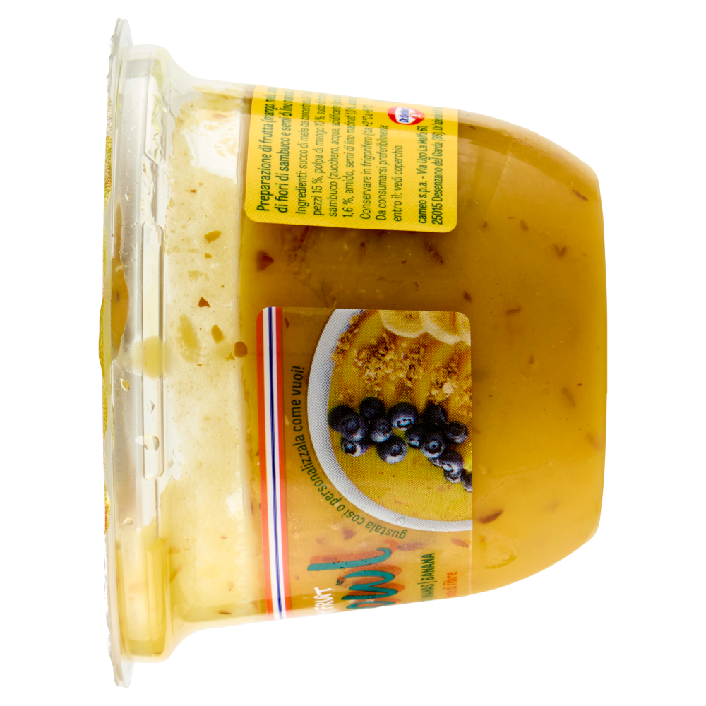 cameo My Fruit Bowl con Mango, Ananas, Banana e Semi di Lino Macinati 180 g