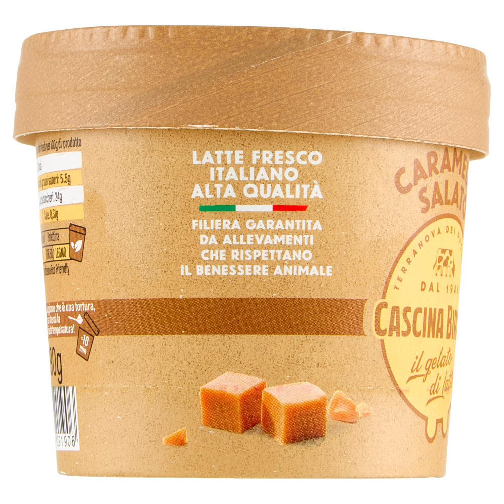 Cascina Biraga Caramello Salato il gelato di latte 90 g