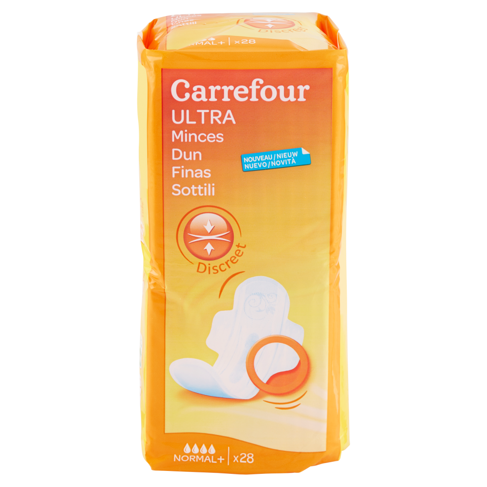 Carrefour Ultra Sottili Normal+ 28 pz