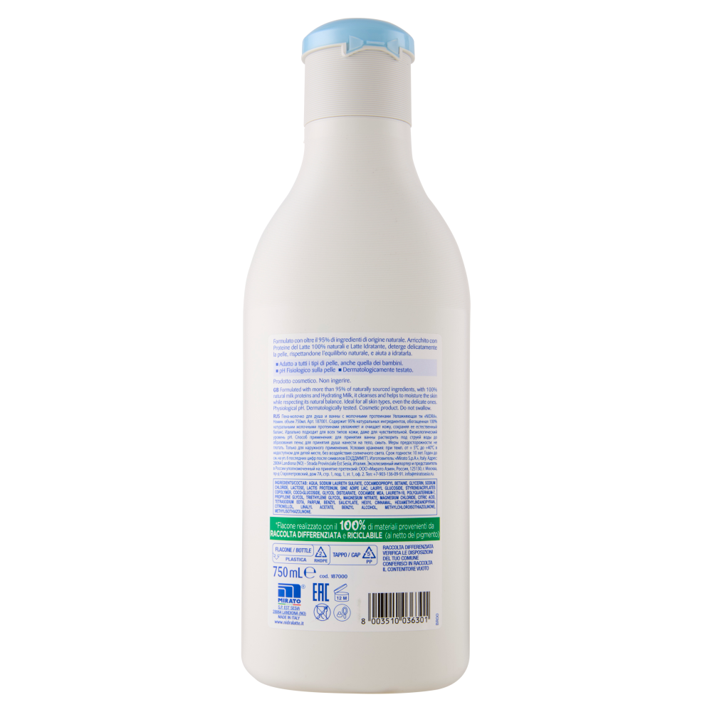 Nidra Bagno Latte Idratante 750 ml