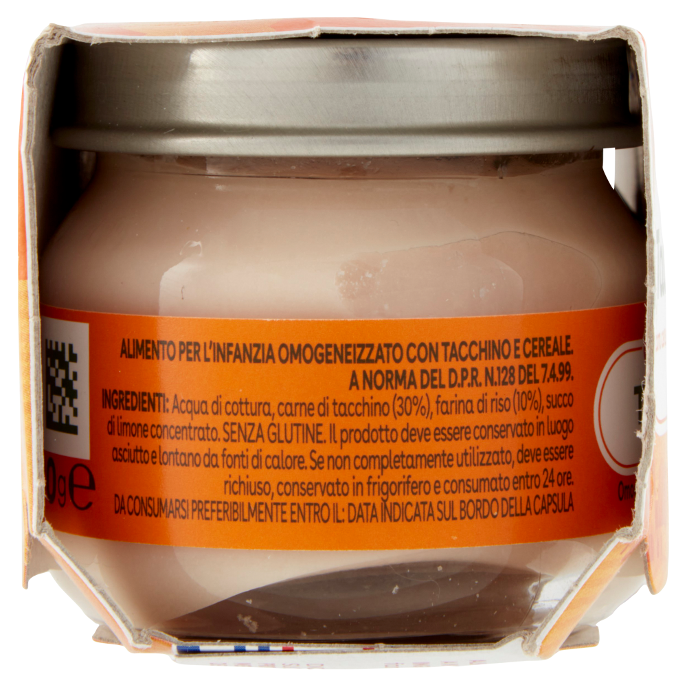 Plasmon Omogeneizzato Tacchino con cereale 3 x 80 g