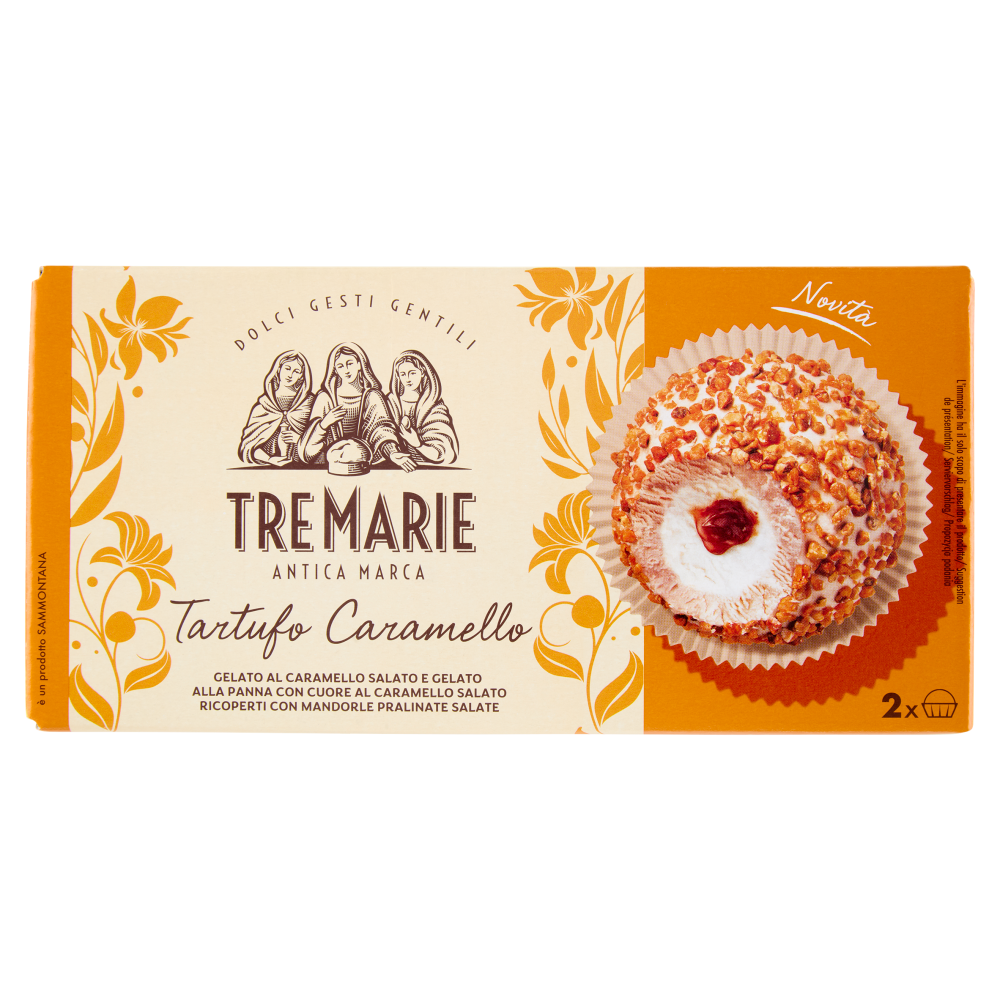Tre Marie Tartufo Caramello 2 x 90 g