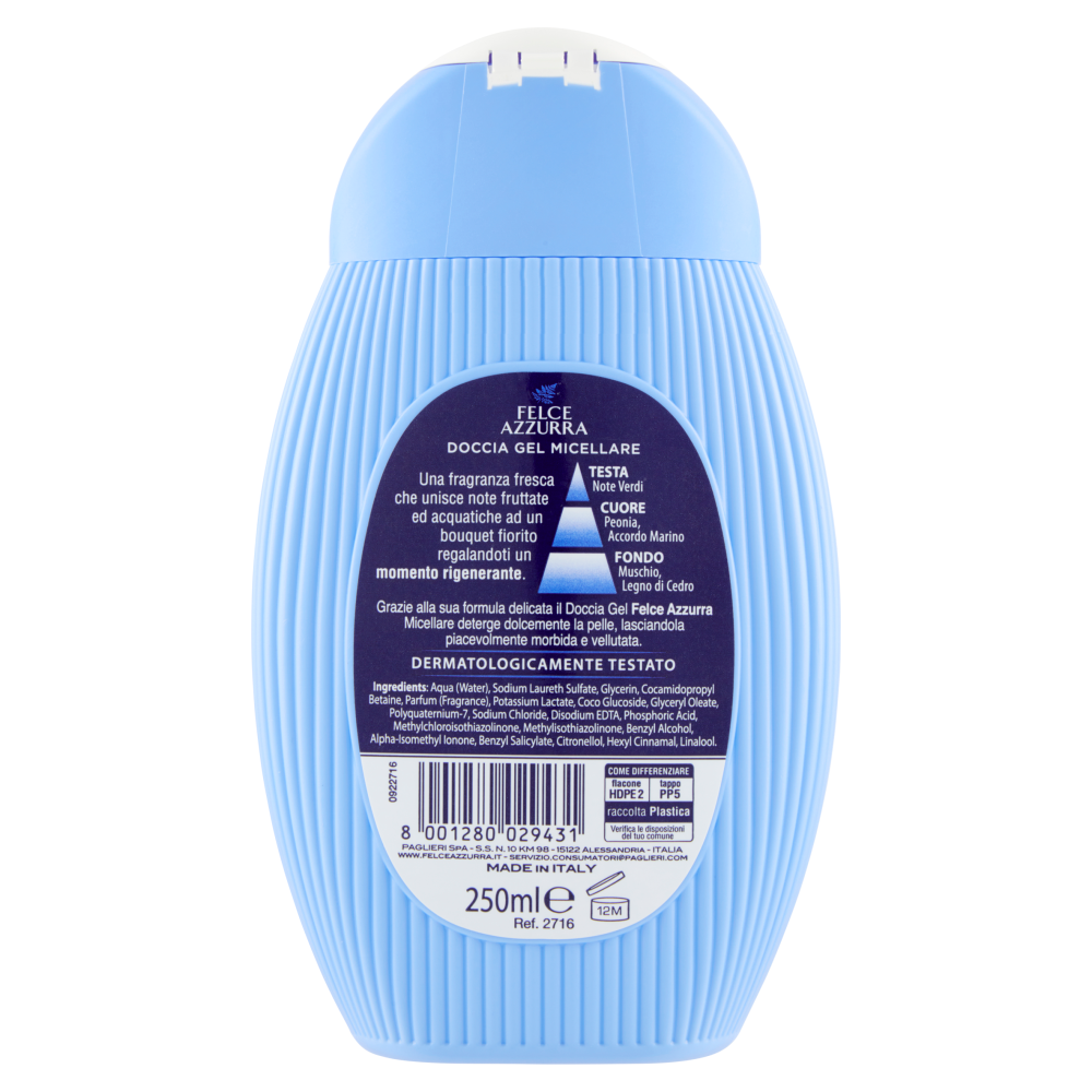 Felce Azzurra Micellare Purificante Doccia Gel 250 ml