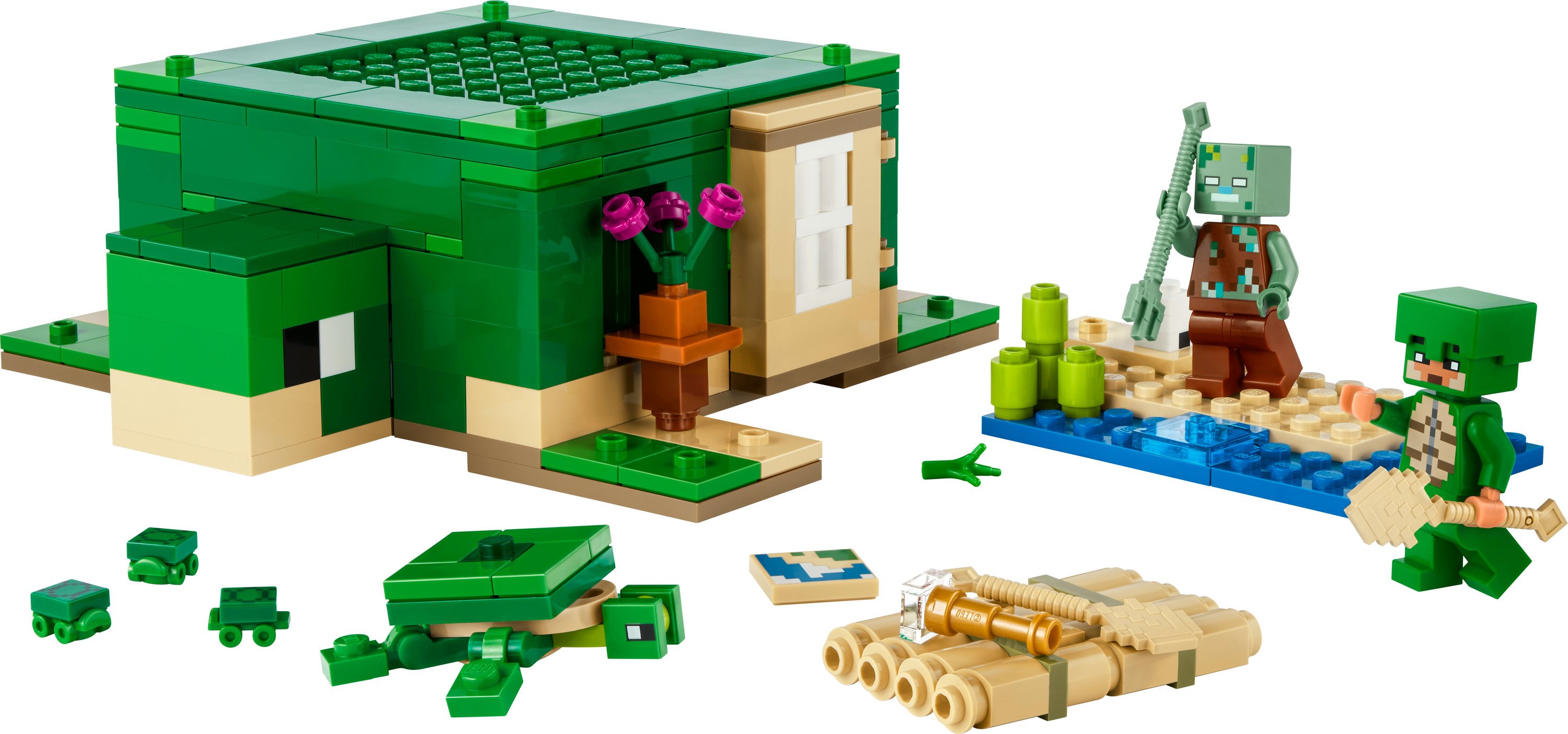 LEGO Minecraft Beach House della tartaruga