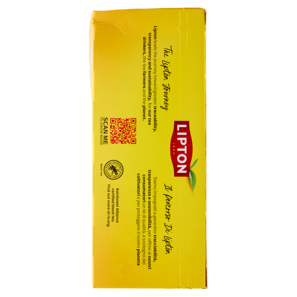 Lipton Yellow Label Classico T&egrave; Nero 100 Filtri Compostabili 150 g