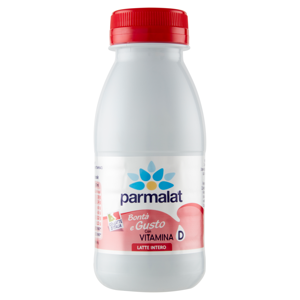 parmalat Bontà e Gusto con Vitamina D Latte Intero 100% Latte d'Italia 250 ml