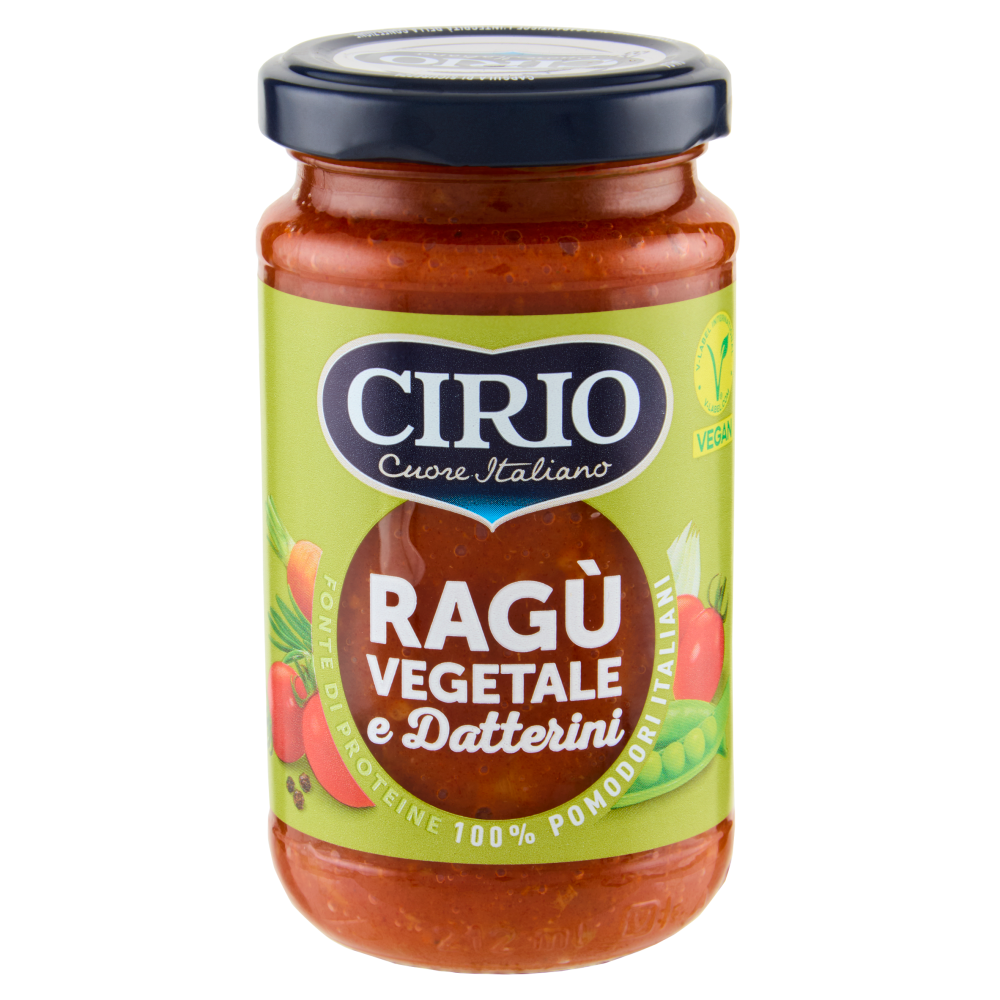 Cirio Rag&ugrave; Vegetale e Datterini 190 g